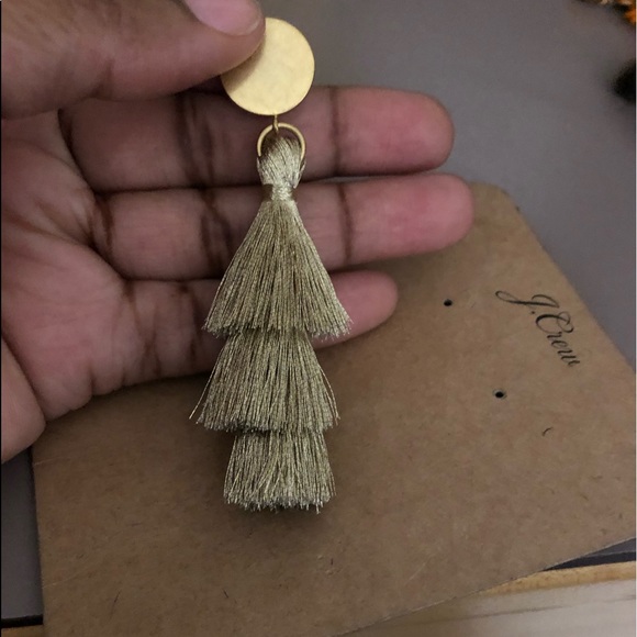 Jcrew gold chandelier earrings— SOLD - Picture 2 of 2